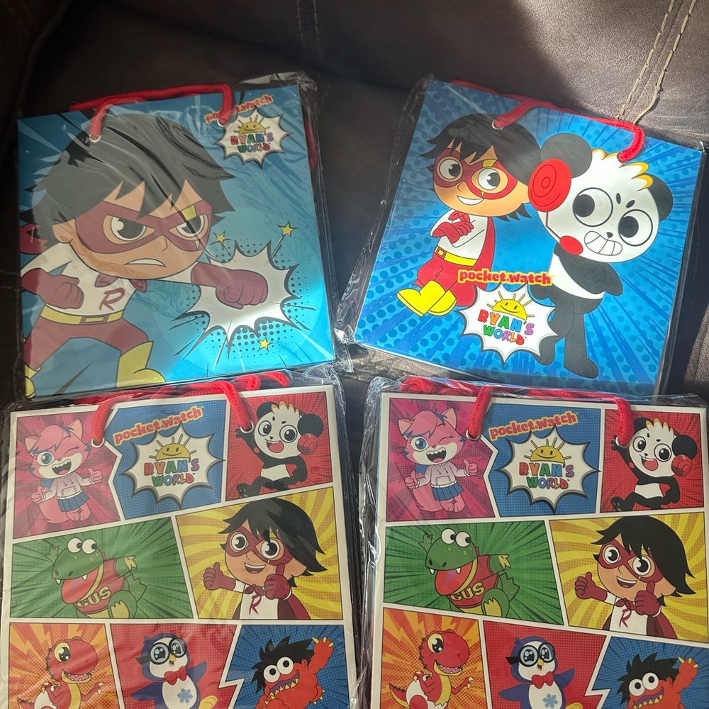 Ryan’s world gift bags